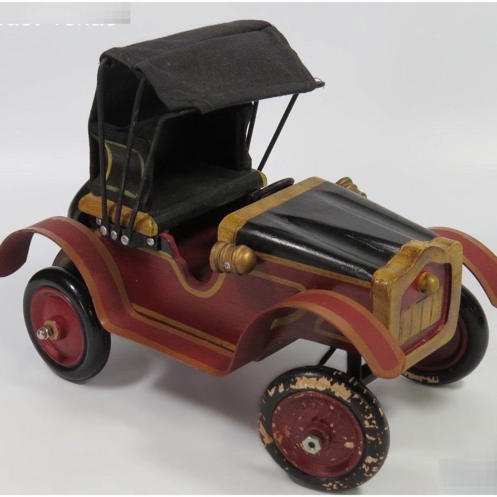 Vintage Handcrafted Replica 1911 Ford Model T Torpedo Runabout Model Car